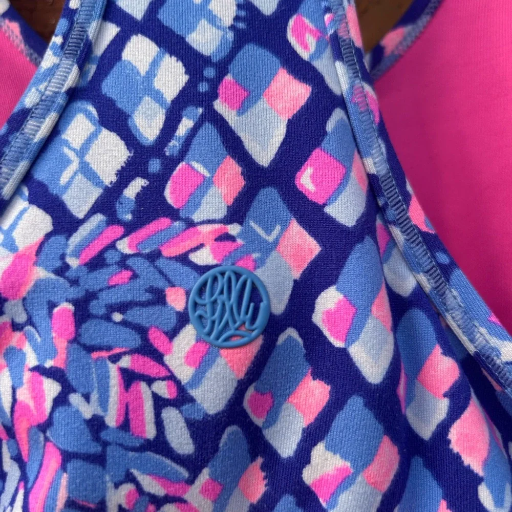 Lilly Pulitzer Luxletic Teegan Sports Bra Large - Picture 4 of 6